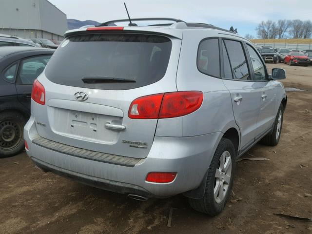 5NMSH73E89H331973 - 2009 HYUNDAI SANTA FE S GRAY photo 4