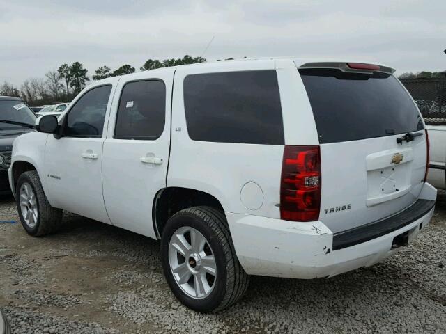 1GNFK13049R179987 - 2009 CHEVROLET TAHOE K150 WHITE photo 3