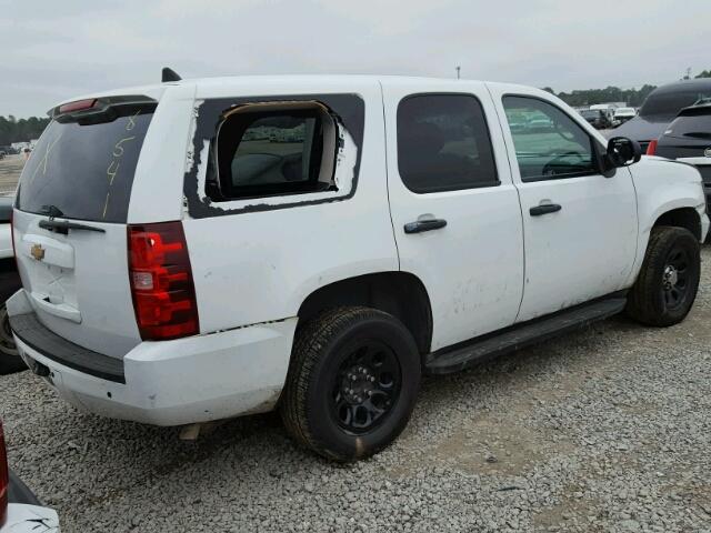 1GNLC2E08ER184865 - 2014 CHEVROLET TAHOE POLI WHITE photo 4