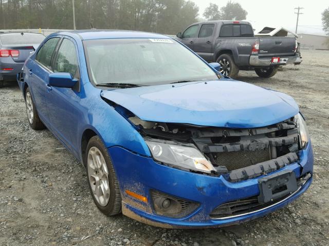 3FAHP0HA2BR162149 - 2011 FORD FUSION SE BLUE photo 1