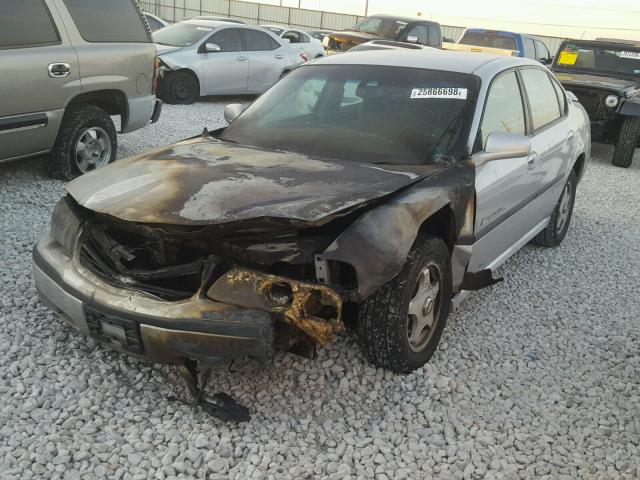 2G1WH55K5Y9107856 - 2000 CHEVROLET IMPALA LS SILVER photo 2