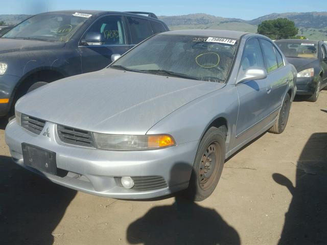 4A3AA46G73E123330 - 2003 MITSUBISHI GALANT ES SILVER photo 2