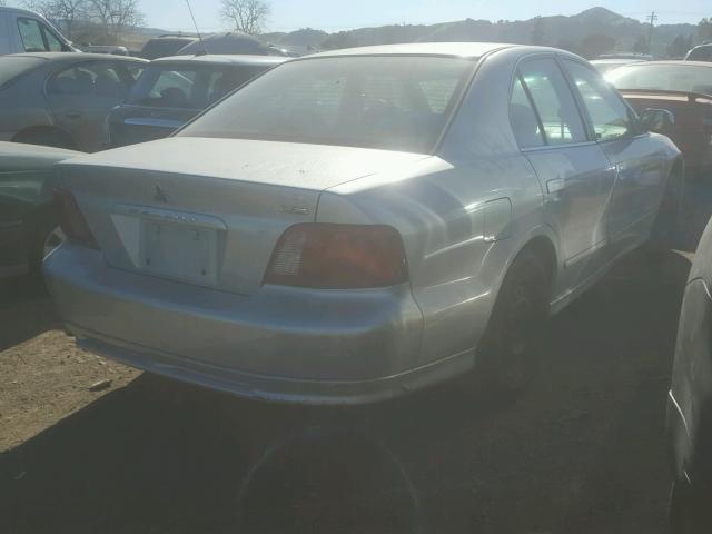 4A3AA46G73E123330 - 2003 MITSUBISHI GALANT ES SILVER photo 4