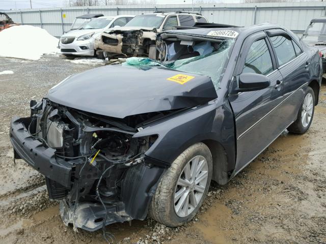 4T1BF1FK6CU063103 - 2012 TOYOTA CAMRY BASE GRAY photo 2