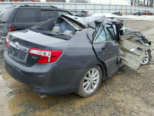 4T1BF1FK6CU063103 - 2012 TOYOTA CAMRY BASE GRAY photo 4