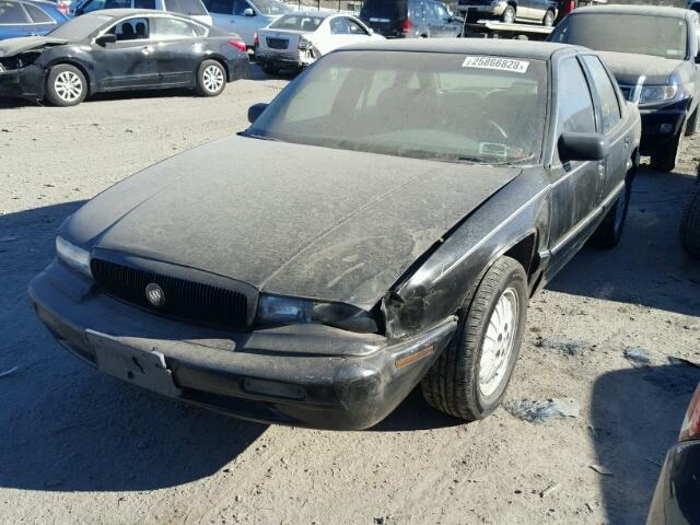 2G4WB52K3T1445644 - 1996 BUICK REGAL CUST BLACK photo 2