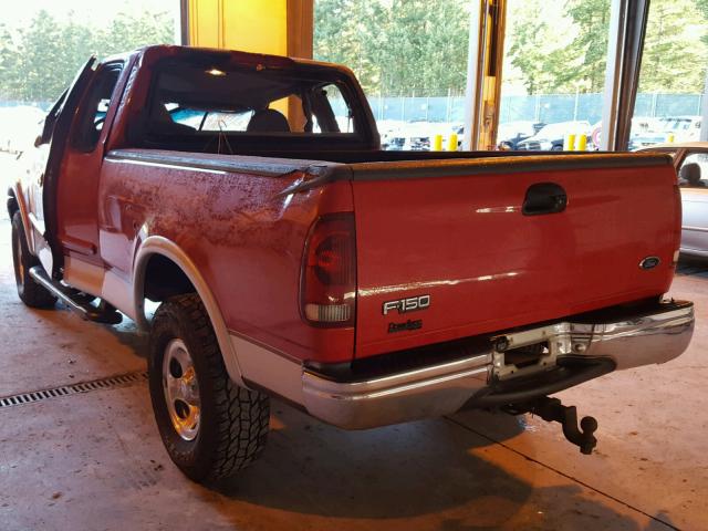 1FTRX18L7XKA74392 - 1999 FORD F150 RED photo 3