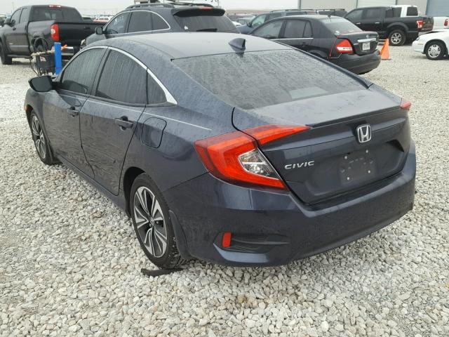 19XFC1F39GE009791 - 2016 HONDA CIVIC EX ლურჯი ფოტო 3
