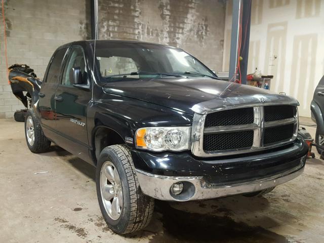 1D7HU18D13S346173 - 2003 DODGE RAM 1500 S BLACK photo 1