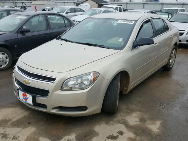 1G1ZB5E12BF200256 - 2011 CHEVROLET MALIBU LS 棕色 照片 2