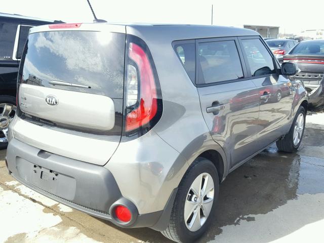 KNDJN2A22E7004079 - 2014 KIA SOUL CHARCOAL photo 4