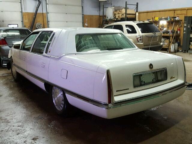 1G6KD52Y4TU222778 - 1996 CADILLAC DEVILLE WHITE photo 3