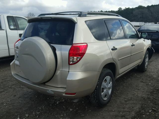 JTMZD33V785097376 - 2008 TOYOTA RAV4 GOLD photo 4