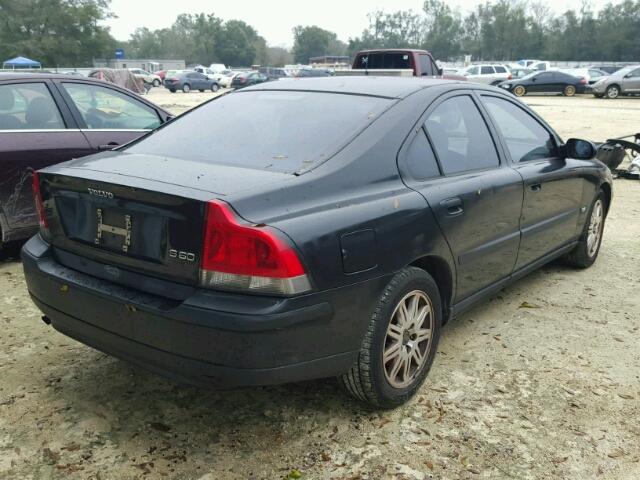 YV1RS61T732259522 - 2003 VOLVO S60 BLACK photo 4