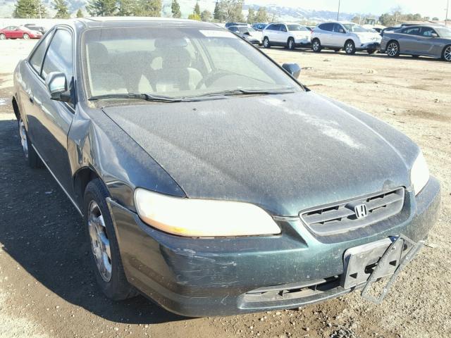 1HGCG3272YA027325 - 2000 HONDA ACCORD EX GREEN photo 1