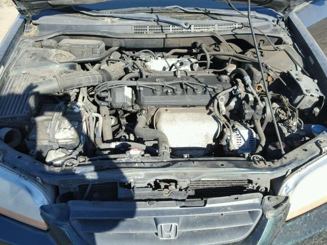 1HGCG3272YA027325 - 2000 HONDA ACCORD EX GREEN photo 7