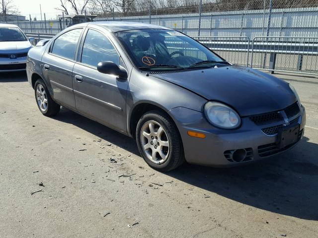 1B3ES56C33D192754 - 2003 DODGE NEON SXT GRAY photo 1