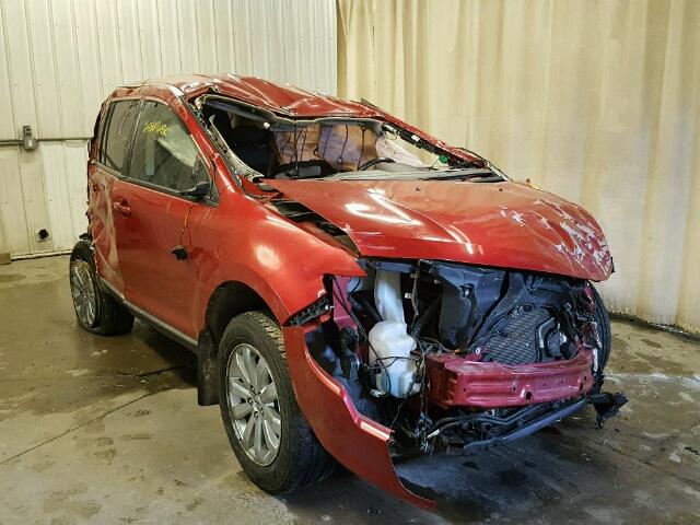2FMDK4JC4ABA01451 - 2010 FORD EDGE SEL RED photo 1