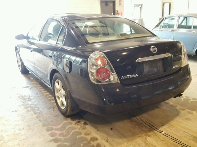 1N4AL11D46N406321 - 2006 NISSAN ALTIMA S BLACK photo 3