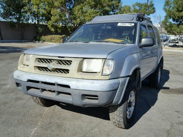 5N1ED28Y51C581328 - 2001 NISSAN XTERRA XE SILVER photo 2