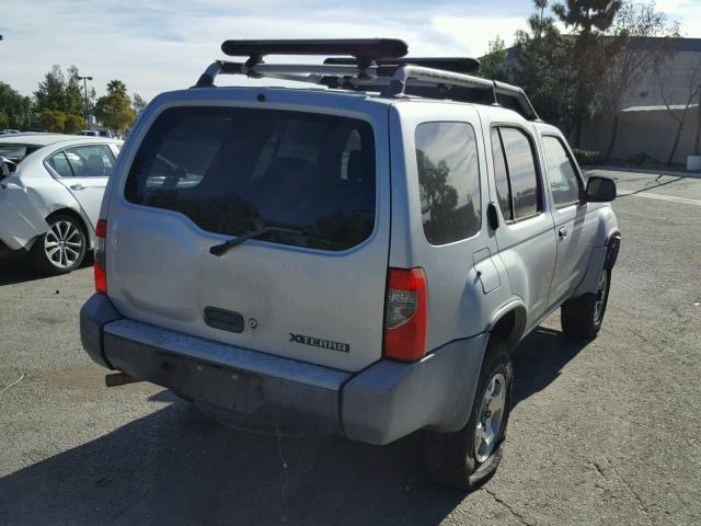 5N1ED28Y51C581328 - 2001 NISSAN XTERRA XE SILVER photo 4