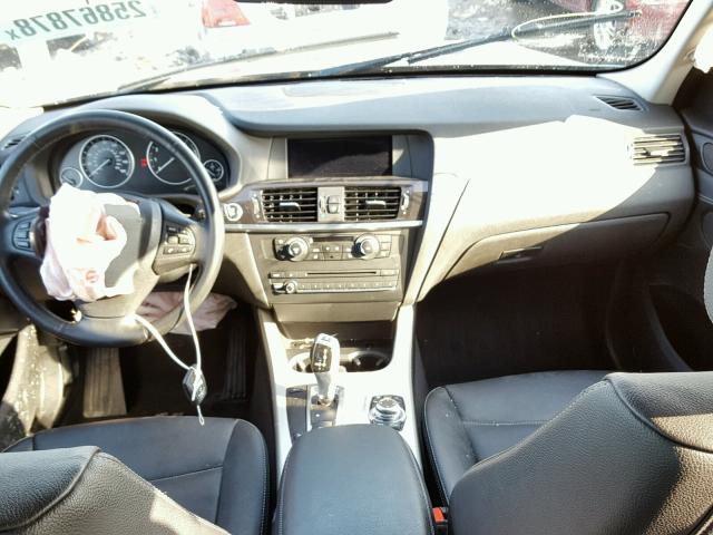5UXWX5C5XCL722880 - 2012 BMW X3 XDRIVE2 GRAY photo 9