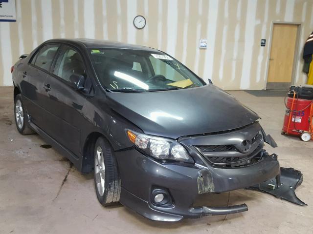 2T1BU4EE9CC903069 - 2012 TOYOTA COROLLA BA CHARCOAL photo 1