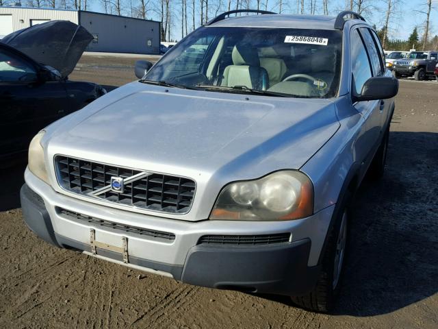 YV1CM59H231001599 - 2003 VOLVO XC90 SILVER photo 2