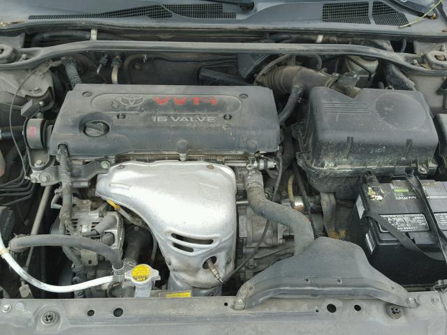 4T1BE32K02U566130 - 2002 TOYOTA CAMRY LE GRAY photo 7