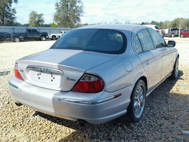 SAJDA01D3YGL72503 - 2000 JAGUAR S-TYPE SILVER photo 4