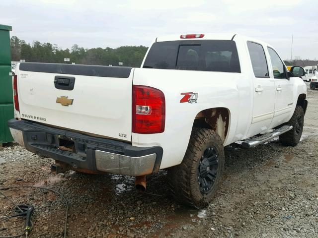 1GCHK63K19F104147 - 2009 CHEVROLET SILVERADO WHITE photo 4