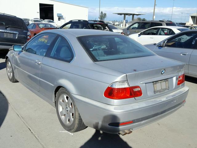 WBABD33444PL01443 - 2004 BMW 325 CI SILVER photo 3