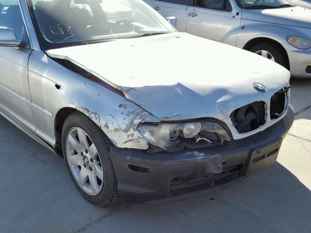 WBABD33444PL01443 - 2004 BMW 325 CI SILVER photo 9