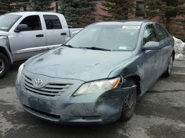 4T1BE46K78U730272 - 2008 TOYOTA CAMRY CE TEAL photo 2