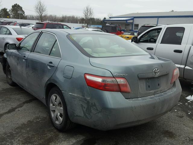 4T1BE46K78U730272 - 2008 TOYOTA CAMRY CE TEAL photo 3