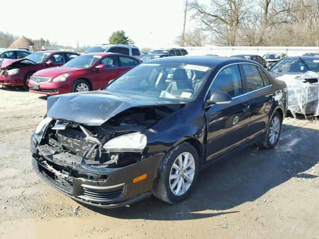 3VWRZ7AJ3AM018016 - 2010 VOLKSWAGEN JETTA SE BLACK photo 2