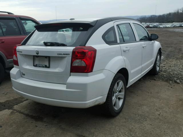 1B3CB3HAXBD132606 - 2011 DODGE CALIBER MA WHITE photo 4