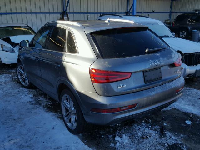 WA1GFCFS8FR012953 - 2015 AUDI Q3 PRESTIG GRAY photo 3