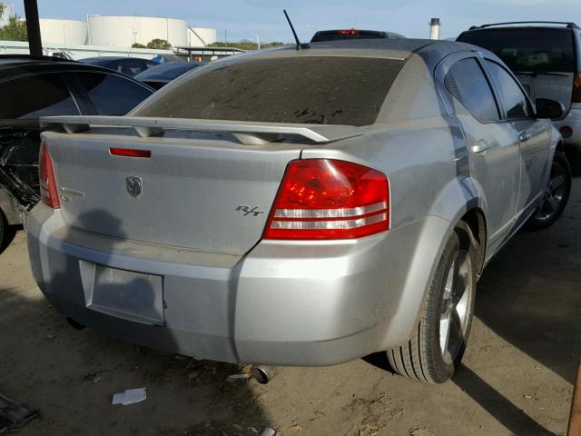 1B3LD76M38N131444 - 2008 DODGE AVENGER R/ SILVER photo 4