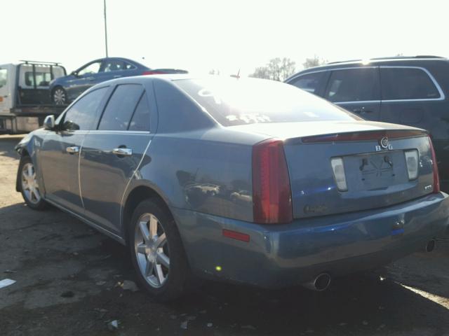 1G6DW677360217348 - 2006 CADILLAC STS BLUE photo 3