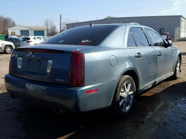 1G6DW677360217348 - 2006 CADILLAC STS BLUE photo 4