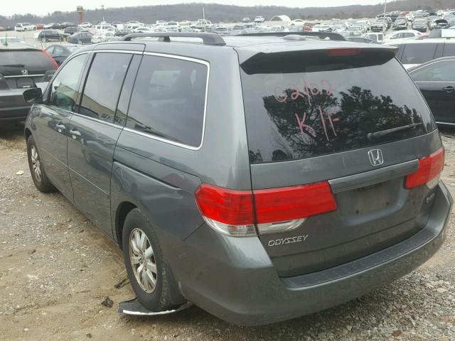 5FNRL38648B404781 - 2008 HONDA ODYSSEY EX GRAY photo 3