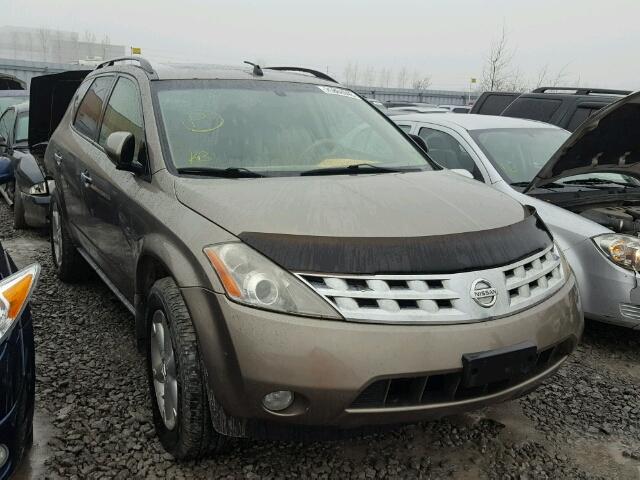 JN8AZ08W24W310371 - 2004 NISSAN MURANO SL BEIGE photo 1