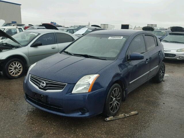 3N1AB6AP8CL703076 - 2012 NISSAN SENTRA 2.0 BLUE photo 2