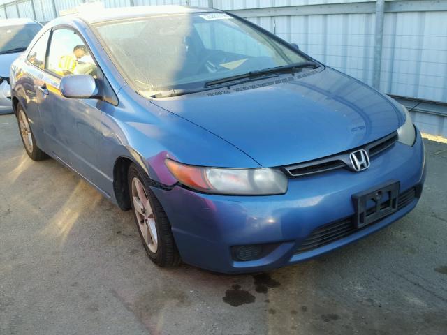 2HGFG12816H576698 - 2006 HONDA CIVIC EX BLUE photo 1