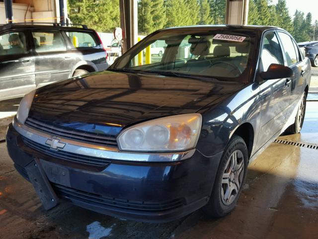 1G1ZS52F45F330348 - 2005 CHEVROLET MALIBU BLUE photo 2