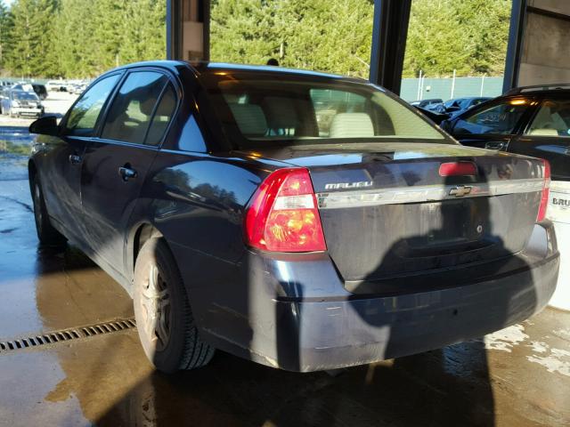 1G1ZS52F45F330348 - 2005 CHEVROLET MALIBU BLUE photo 3