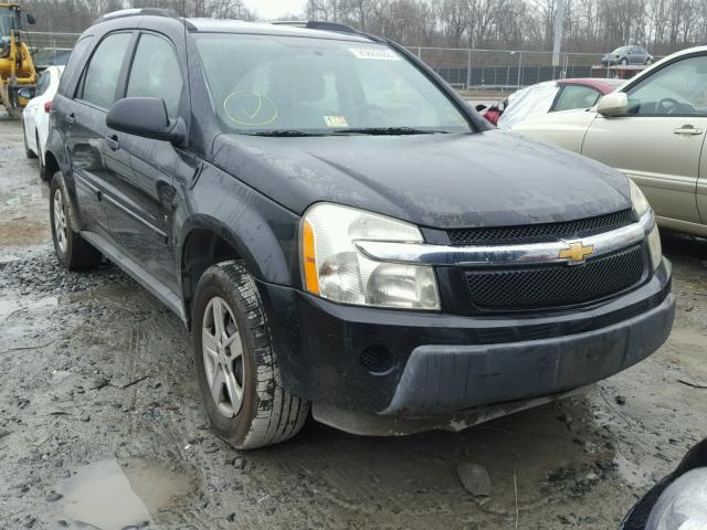 2CNDL23F166075063 - 2006 CHEVROLET EQUINOX LS BLACK photo 1