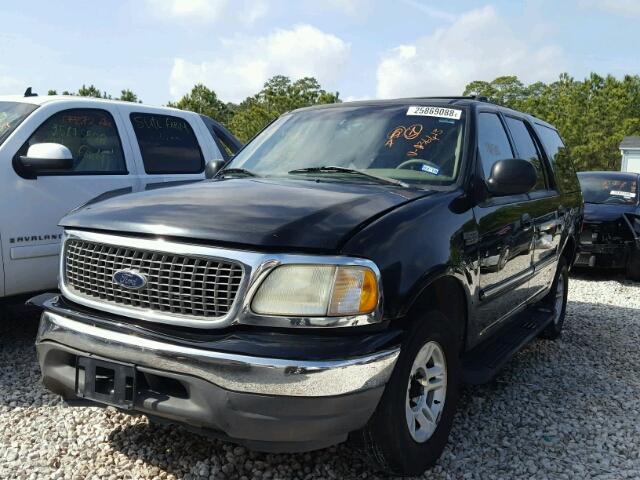 1FMRU15W02LA36413 - 2002 FORD EXPEDITION BLACK photo 2