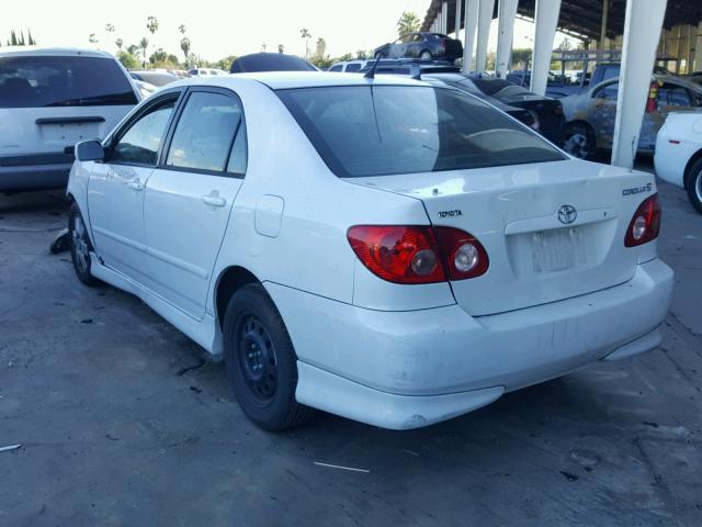 1NXBR30E26Z667449 - 2006 TOYOTA COROLLA CE WHITE photo 3